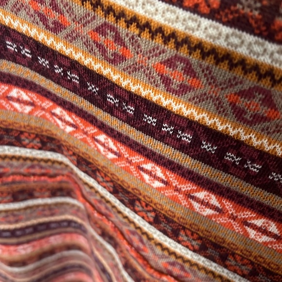 Free People Women’s Fair Isle Mini Sweater Dress / Size L / Very Good Condition - Picture 5 of 10